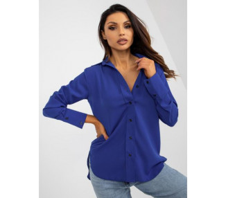 Dámská košile s dlouhým rukávem ELENA kobaltově modrá 