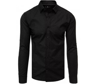 černá vzorovaná pánská košile