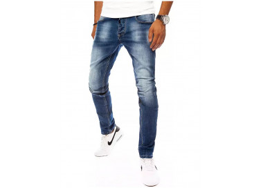 Modré džínové kalhoty pánské