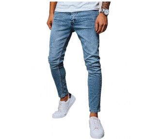 Modré pánské džínové kalhoty