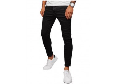 černé pánské džínové kalhoty