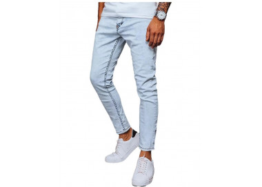 Světle modré pánské džínové kalhoty