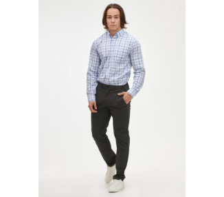 Kalhoty modern khaki in slim fit GapFlex Černá