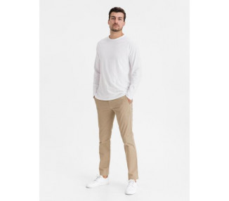 Kalhoty essential khaki skinny fit GapFlex Béžová