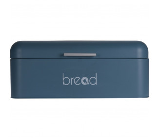 EH Plechový chlebník s víkem Bread, modrá