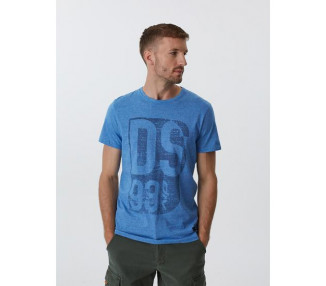 Pánské tričko s potiskem LAIRD VII S1813 modré 