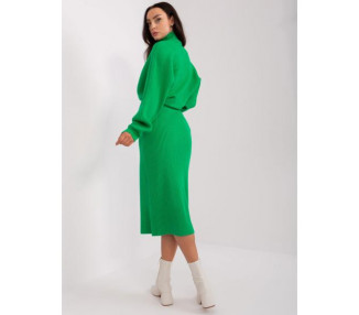 Dámská sukně pruhovaná pletená RYM zelená 