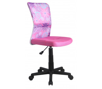 Dětská otočná židle Halmar DINGO, růžová