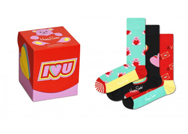 Happy Socks I Love You Socks Gift Set 3-Pack Multicolor XLOS08-4300