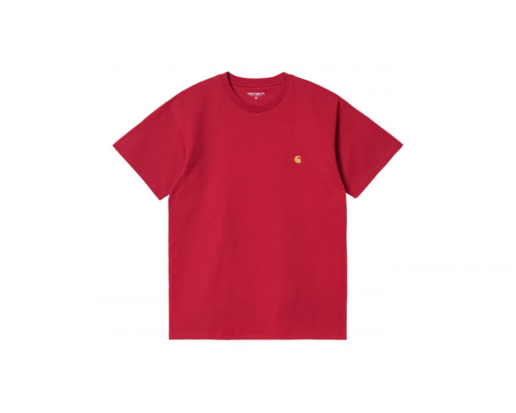 Carhartt WIP S/S Chase T-Shirt Cornel červené I026391_0O5_XX