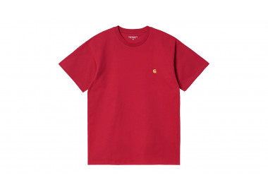 Carhartt WIP S/S Chase T-Shirt Cornel červené I026391_0O5_XX