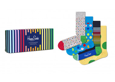 Happy Socks Colorful Classics Socks Gift Set 4-Pack Multicolor XCCS09-6700