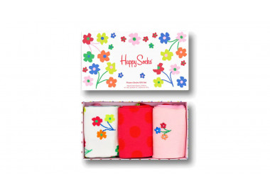 Happy Socks Flower Socks Gift Set 3-Pack Multicolor XFLO08-3300
