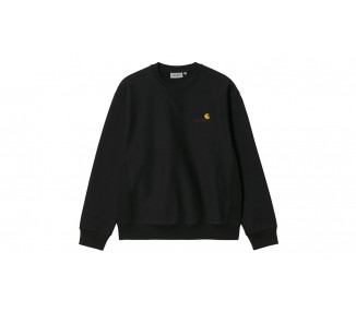 Carhartt WIP American Script Sweatshirt Black černé I025475_89_XX