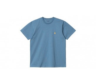 Carhartt WIP S/S Chase T-Shirt Icy Water modré I026391_0O6_XX