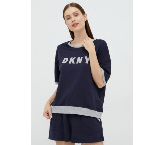 Dámské pyžamo DKNY YI3919259 L Tm. modrá