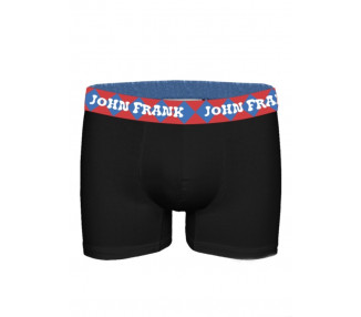 Pánské boxerky John Frank JFBMODHYPE41 L Černá