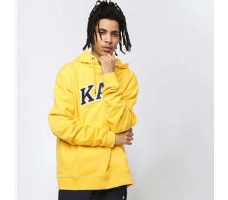 Karl Kani Sweatshirt College Hoodie yellow/navy/white