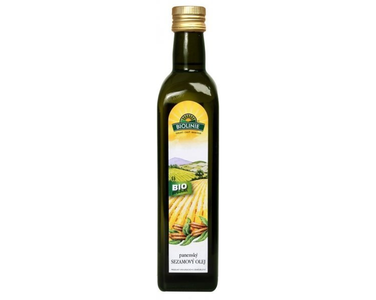 Biolinie Sezamový olej panenský BIO 500 ml