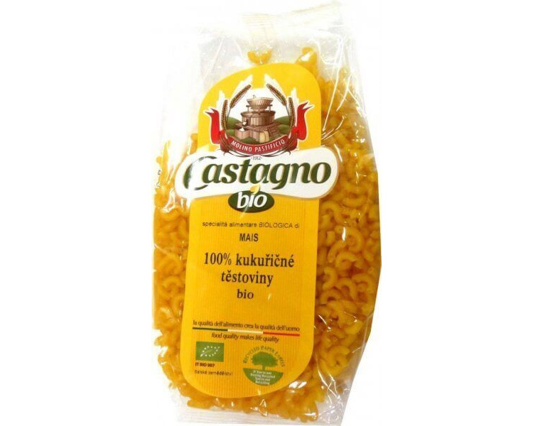 CASTAGNO Kukuřičné těstoviny Cornetti BIO 250 g