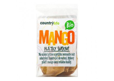 Country Life Mango plátky sušené BIO  80 g