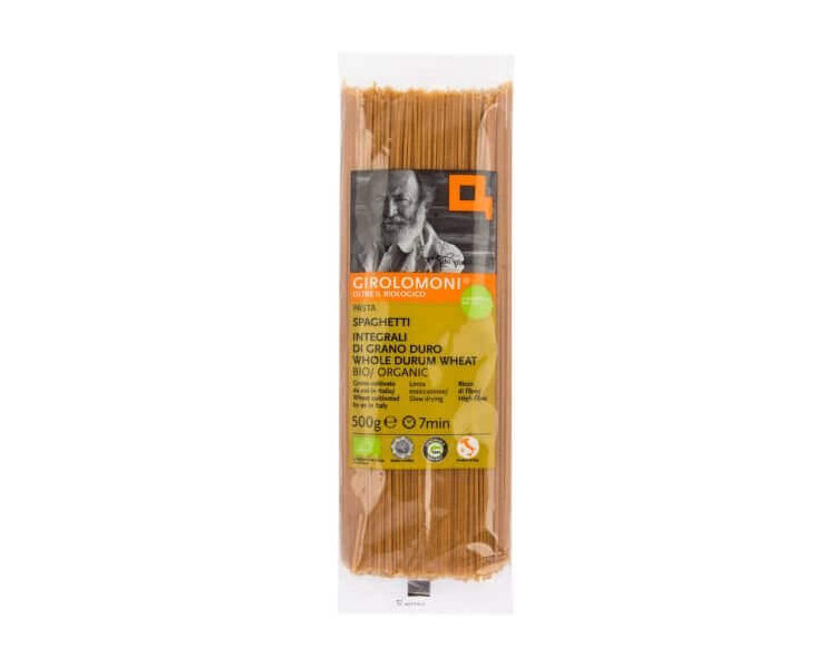 Girolomoni Těstoviny špagety celozrnné semolinové BIO 500 g