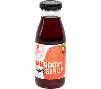 Hradecké delikatesy Super sirup jahodový - poleva 250 ml