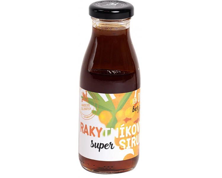 Hradecké delikatesy Super sirup rakytníkový - poleva 250 ml